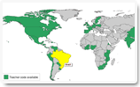 Interactive map Teacher Codes of Conduct
