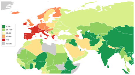 Interactive world maps